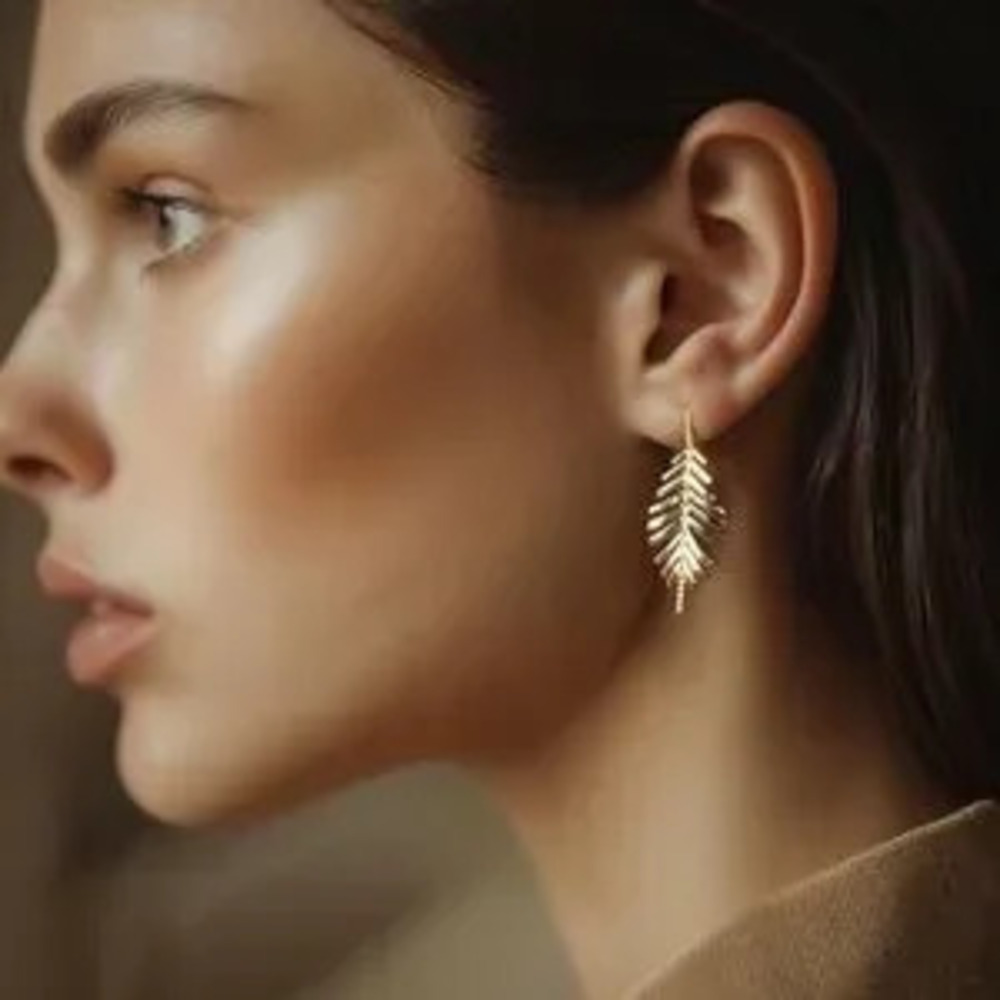 Valenique Feather Cascade Earrings